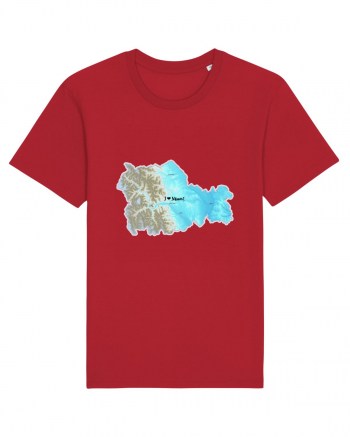 Neamț County Map Red