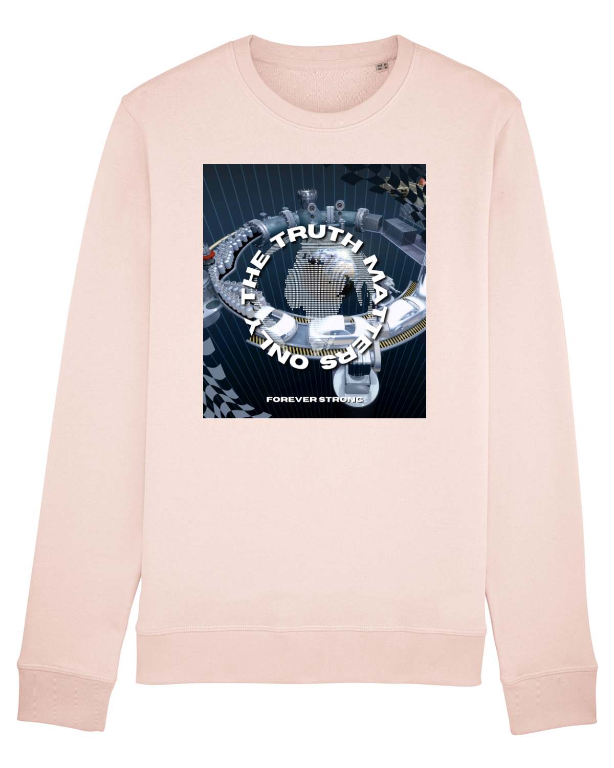 Bluză mânecă lungă Unisex Rise Candy Pink