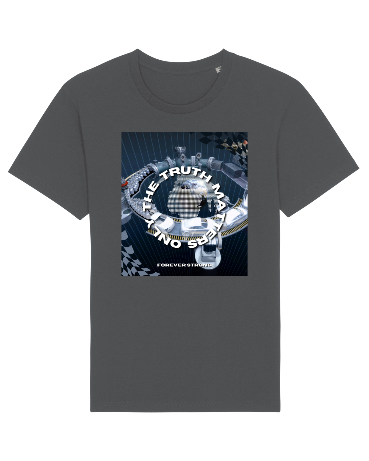 Tricou mânecă scurtă Unisex Rocker Anthracite