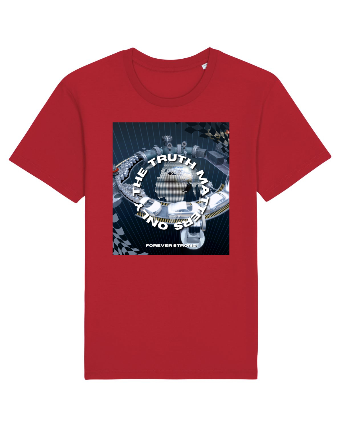 Tricou mânecă scurtă Unisex Rocker Red