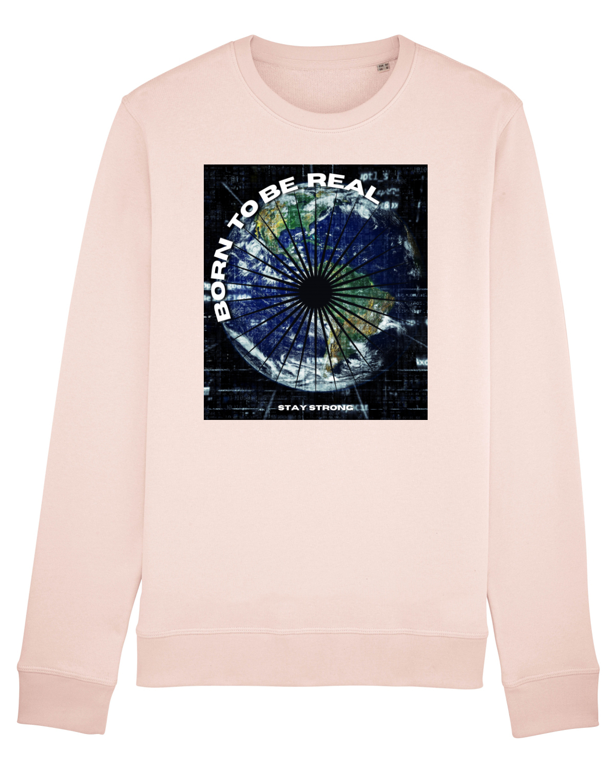 Bluză mânecă lungă Unisex Rise Candy Pink