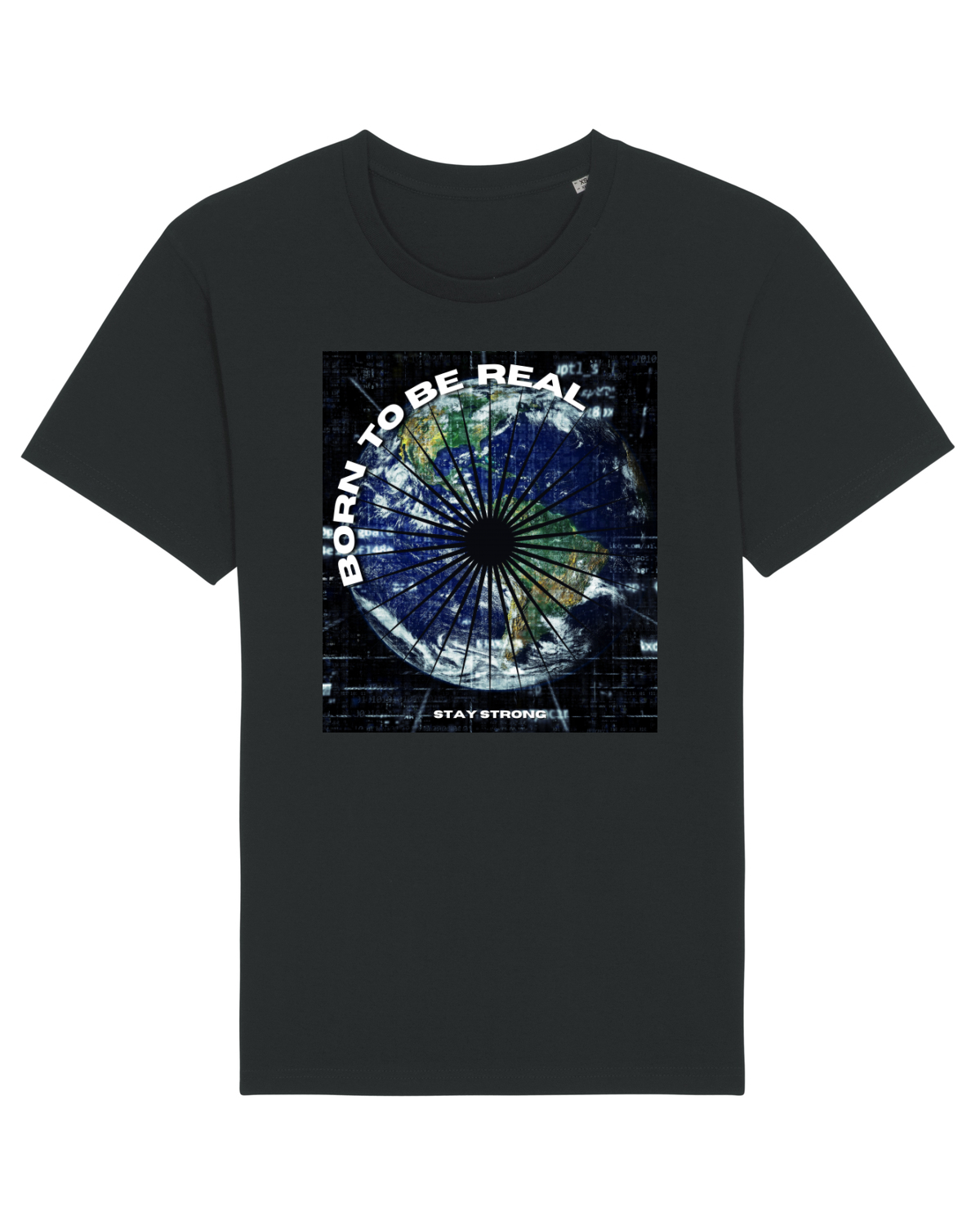 Tricou mânecă scurtă Unisex Rocker Black