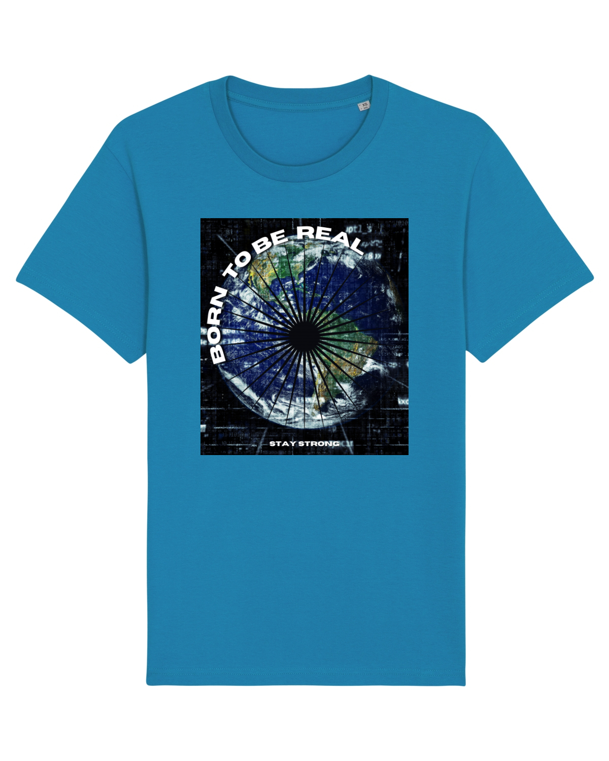 Tricou mânecă scurtă Unisex Rocker Azur
