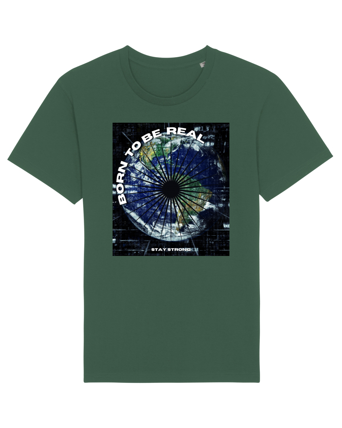 Tricou mânecă scurtă Unisex Rocker Bottle Green