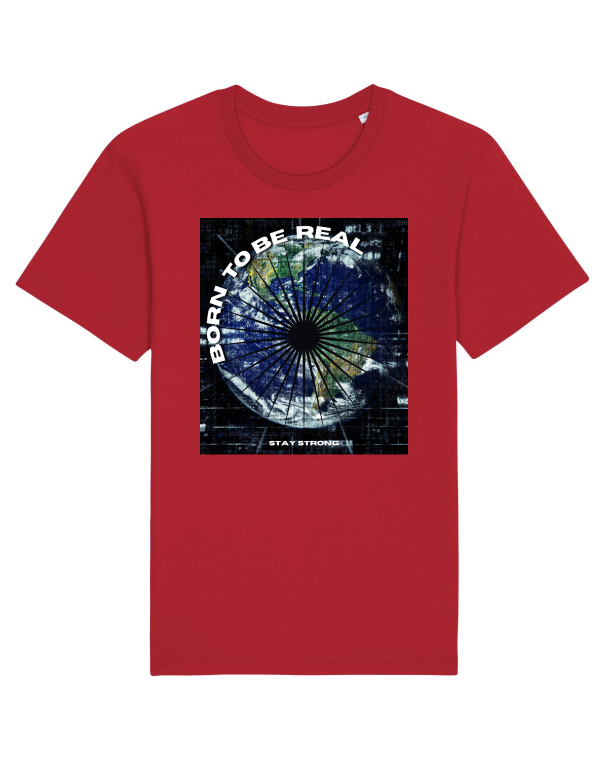 Tricou mânecă scurtă Unisex Rocker Red