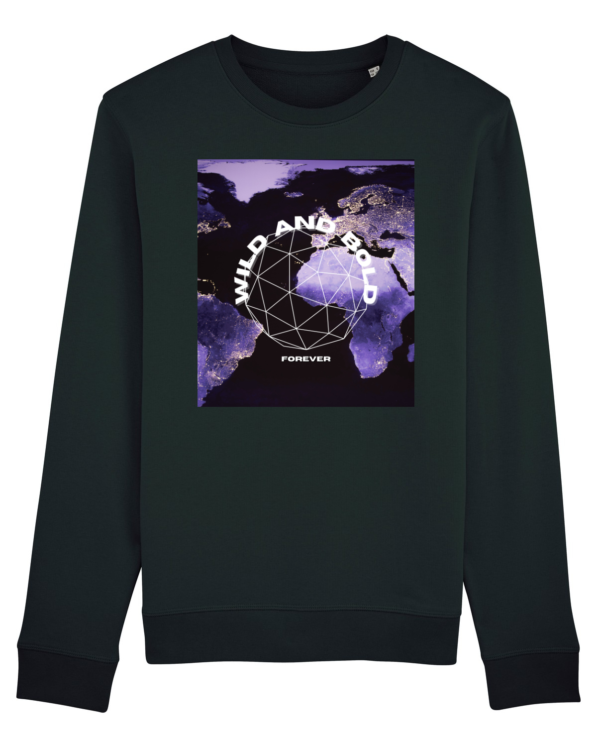 Bluză mânecă lungă Unisex Rise Black