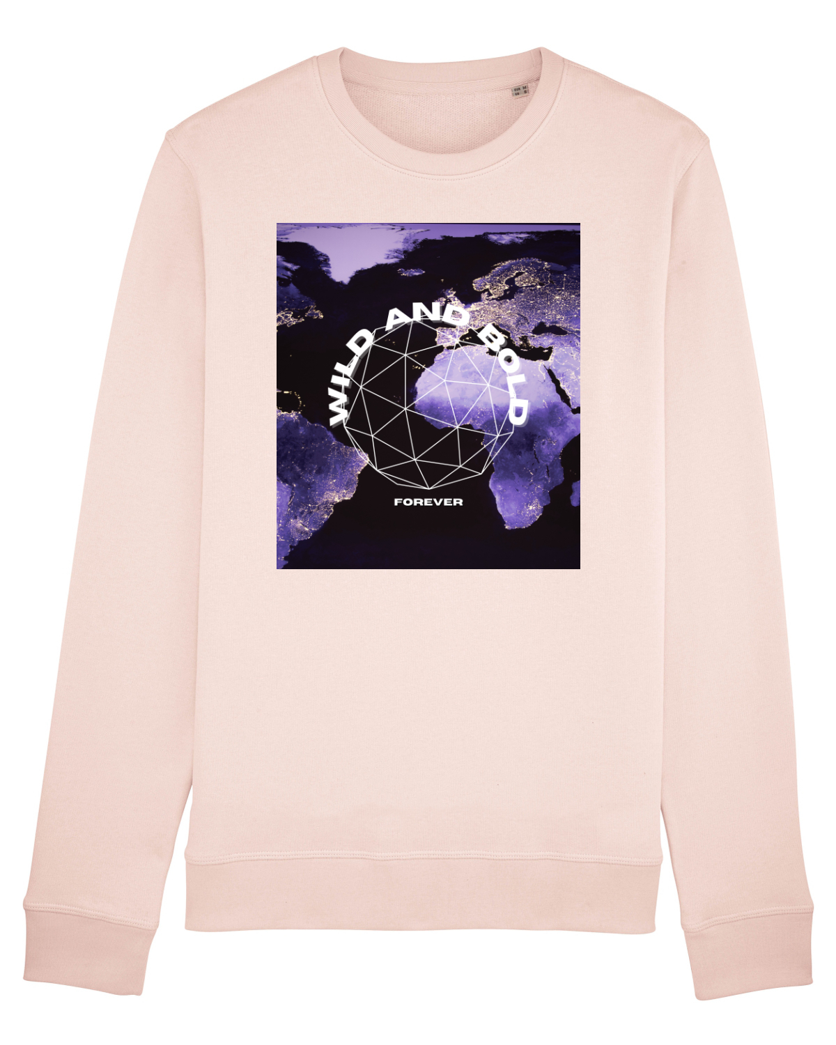Bluză mânecă lungă Unisex Rise Candy Pink
