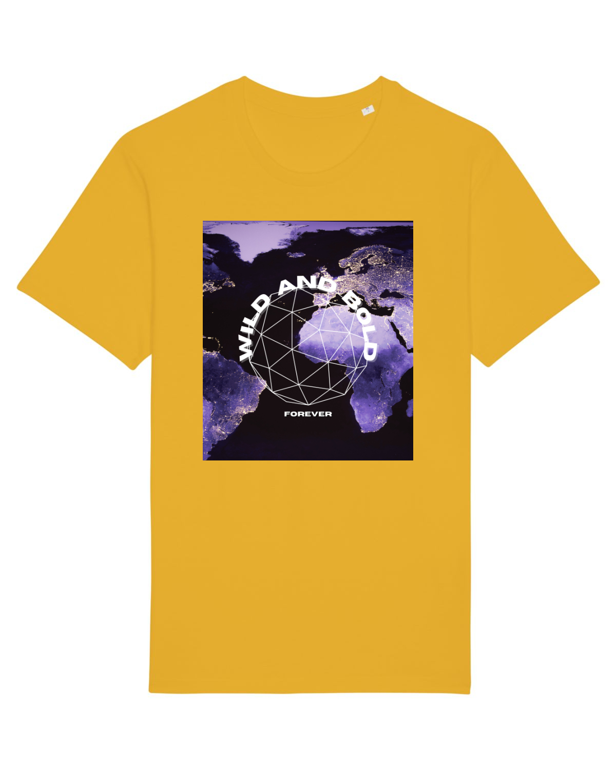 Tricou mânecă scurtă Unisex Rocker Spectra Yellow