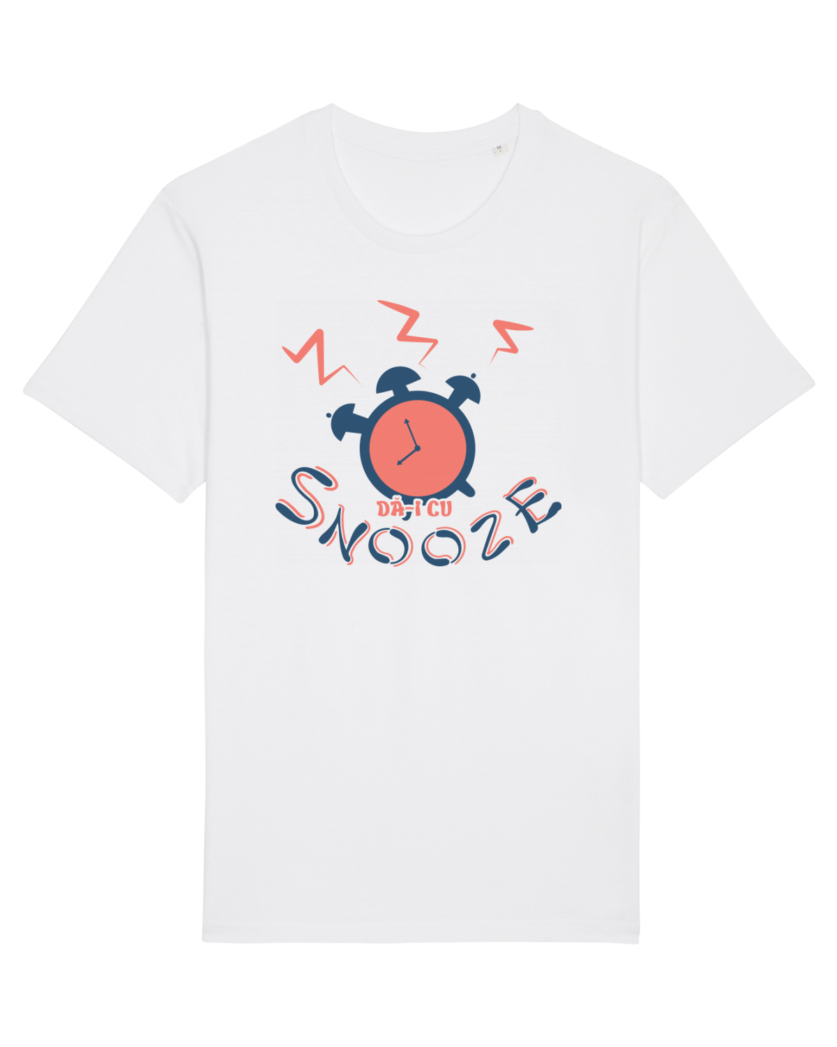Tricou mânecă scurtă Unisex Rocker White