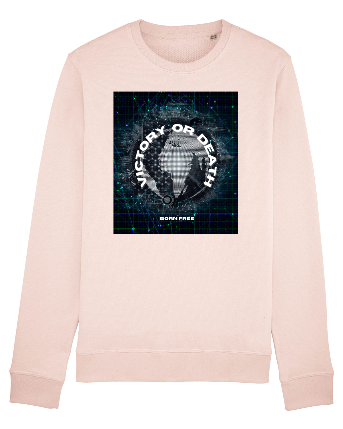Bluză mânecă lungă Unisex Rise Candy Pink