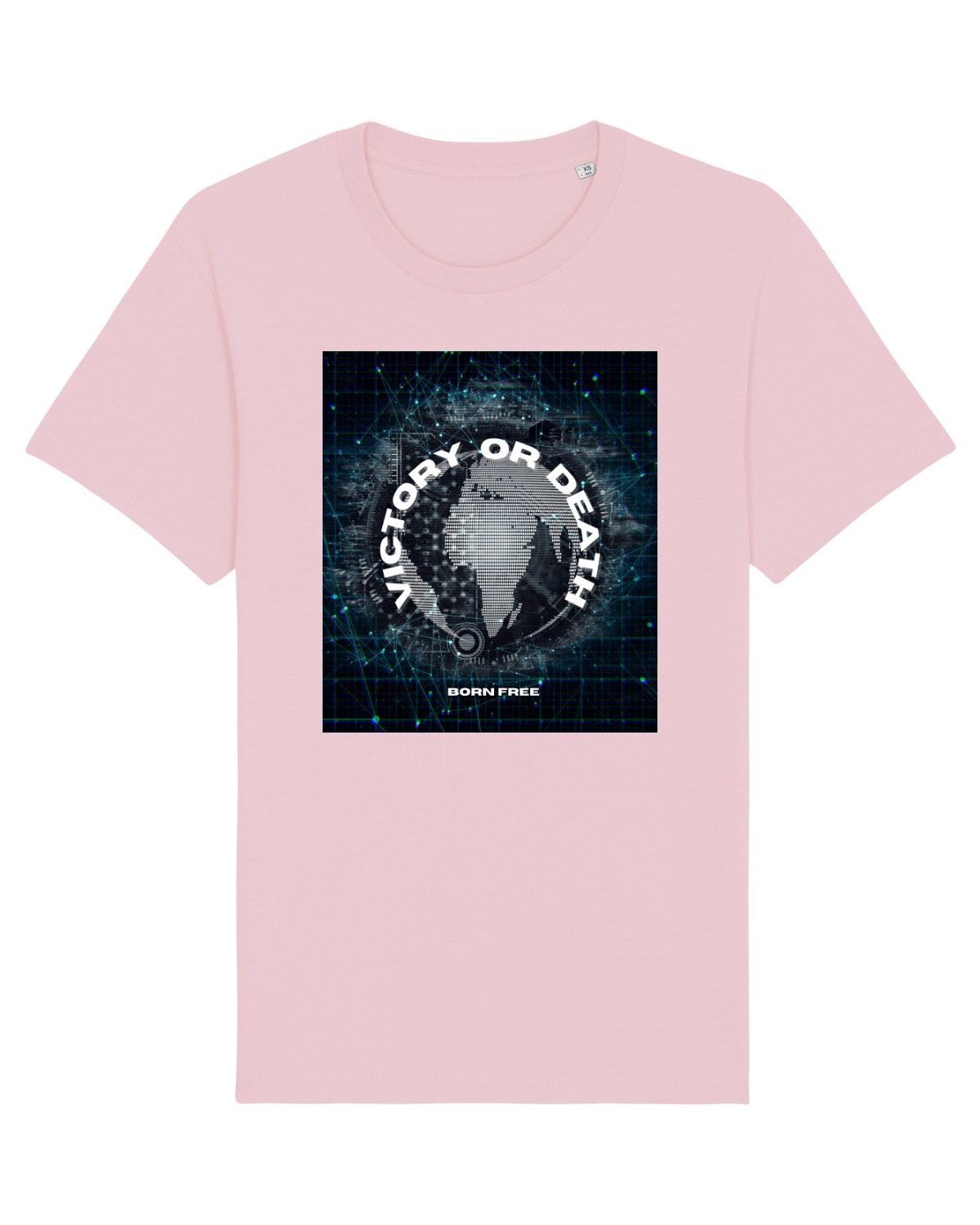 Tricou mânecă scurtă Unisex Rocker Cotton Pink