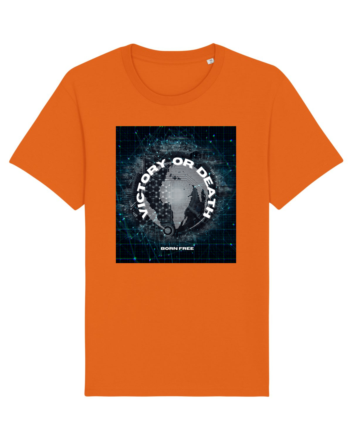 Tricou mânecă scurtă Unisex Rocker Bright Orange