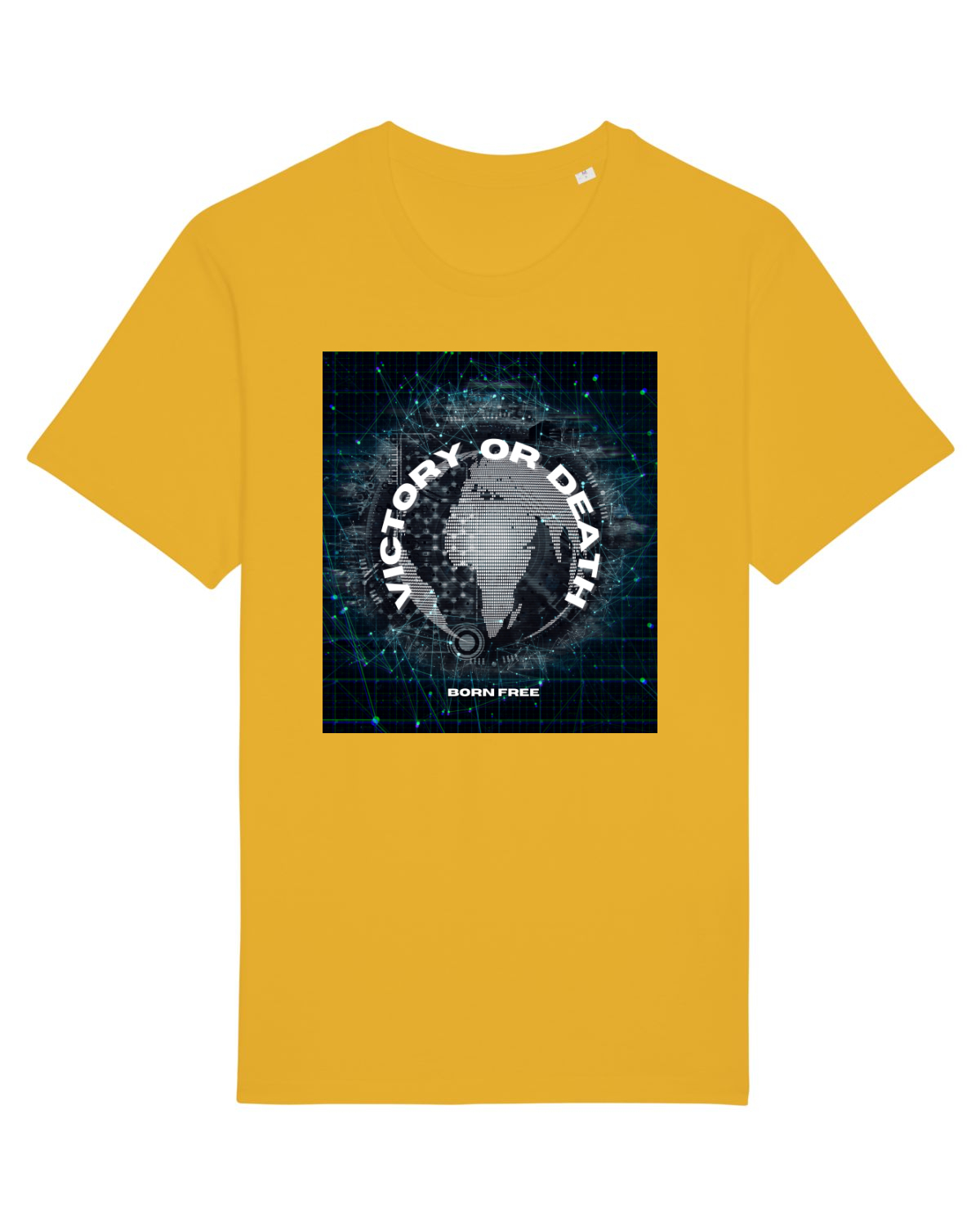 Tricou mânecă scurtă Unisex Rocker Spectra Yellow