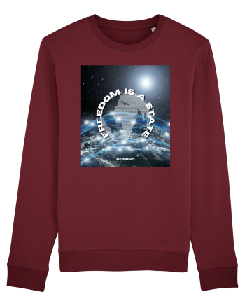Freedom Is A State Burgundy