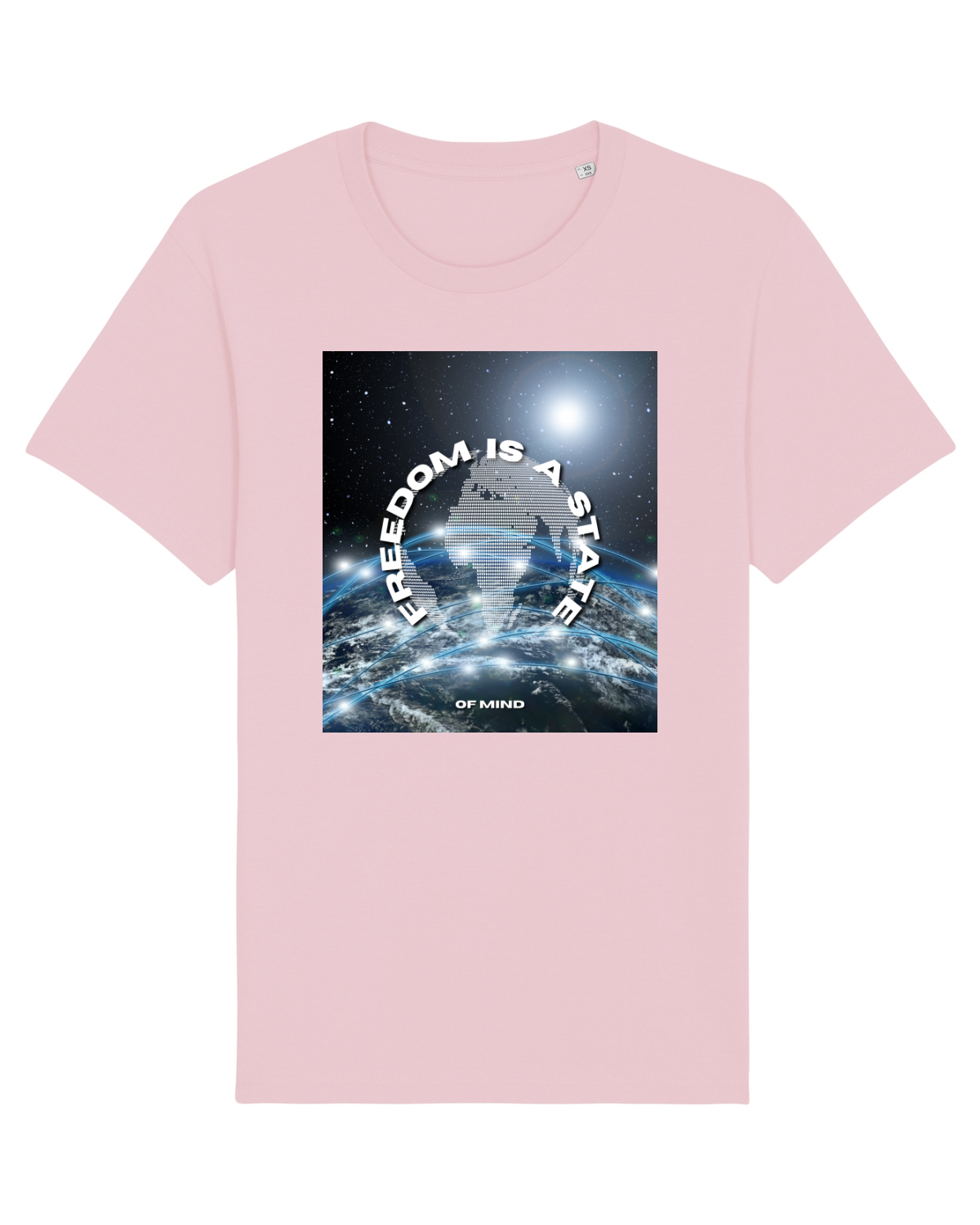 Tricou mânecă scurtă Unisex Rocker Cotton Pink