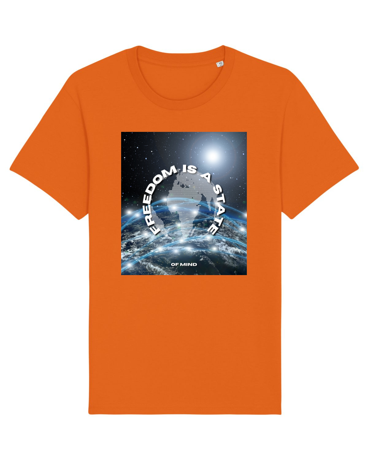 Tricou mânecă scurtă Unisex Rocker Bright Orange