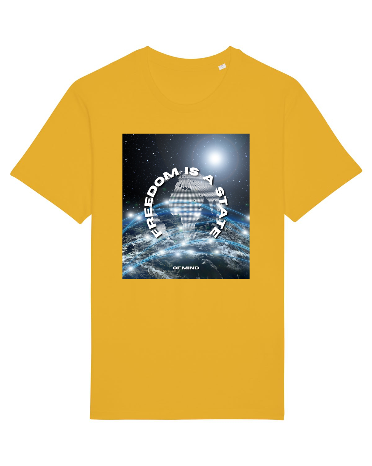 Tricou mânecă scurtă Unisex Rocker Spectra Yellow