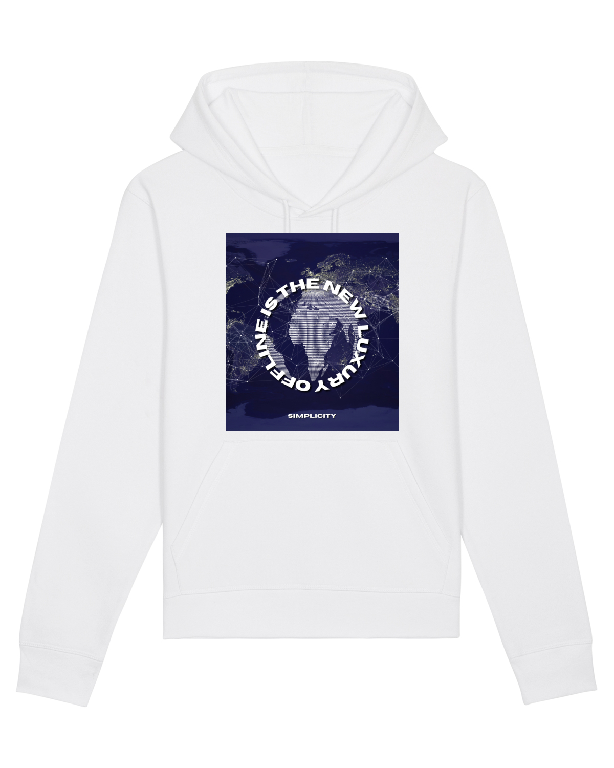 Hanorac Unisex Drummer White