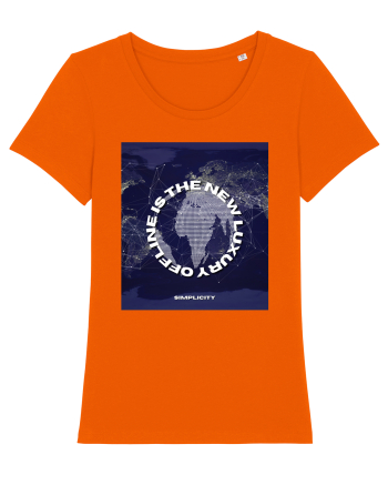 Offline Is The New Luxury Bright Orange