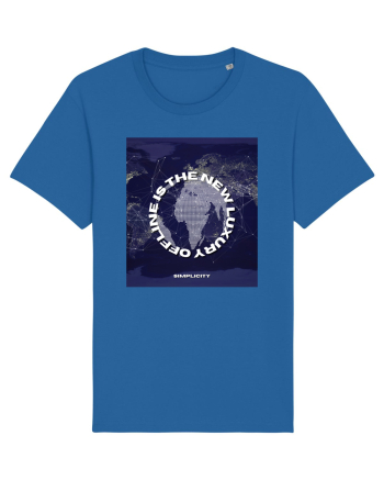 Offline Is The New Luxury Royal Blue