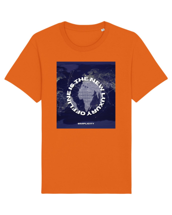 Offline Is The New Luxury Bright Orange