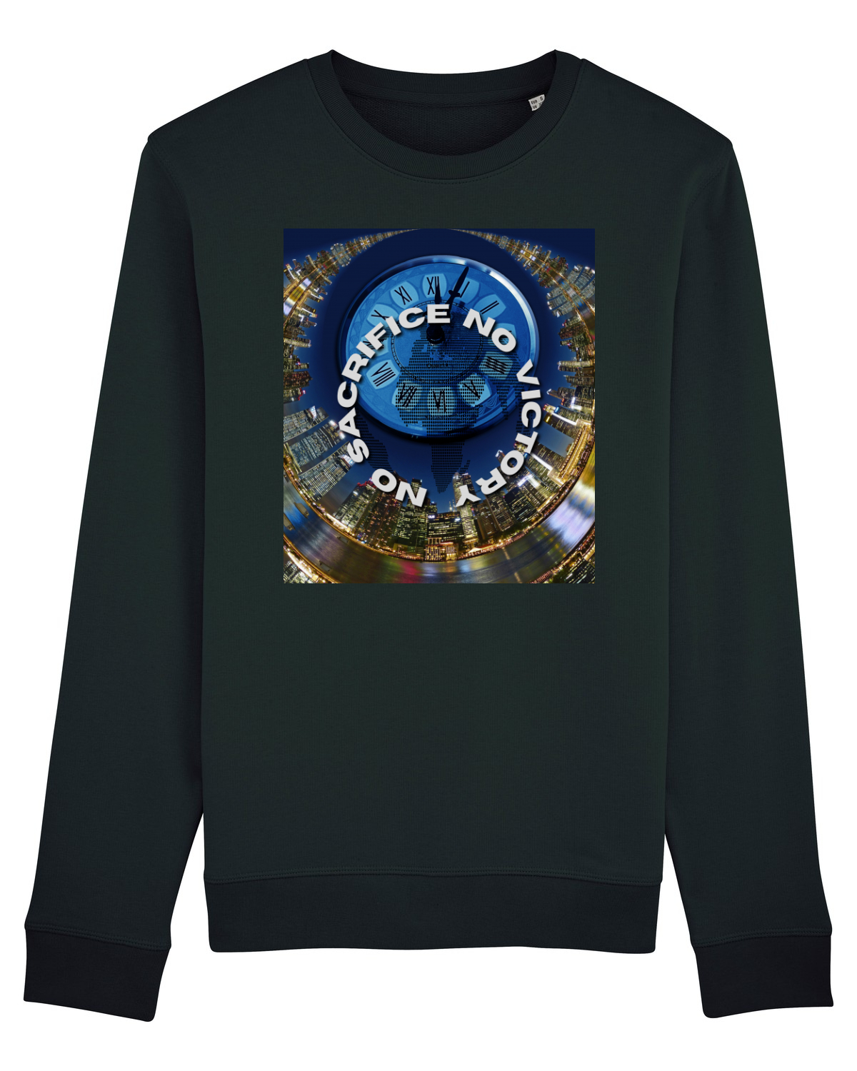 Bluză mânecă lungă Unisex Rise Black