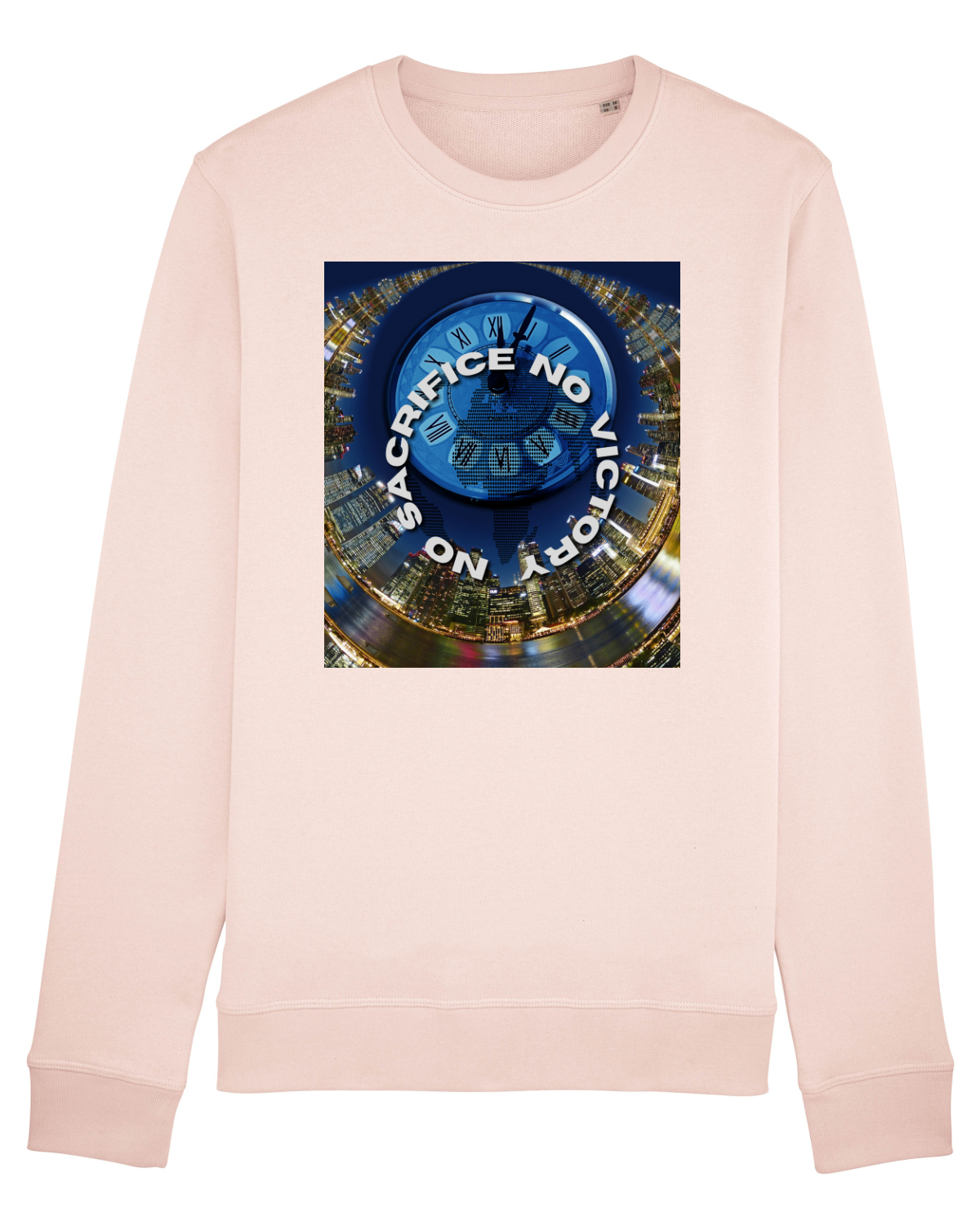 Bluză mânecă lungă Unisex Rise Candy Pink