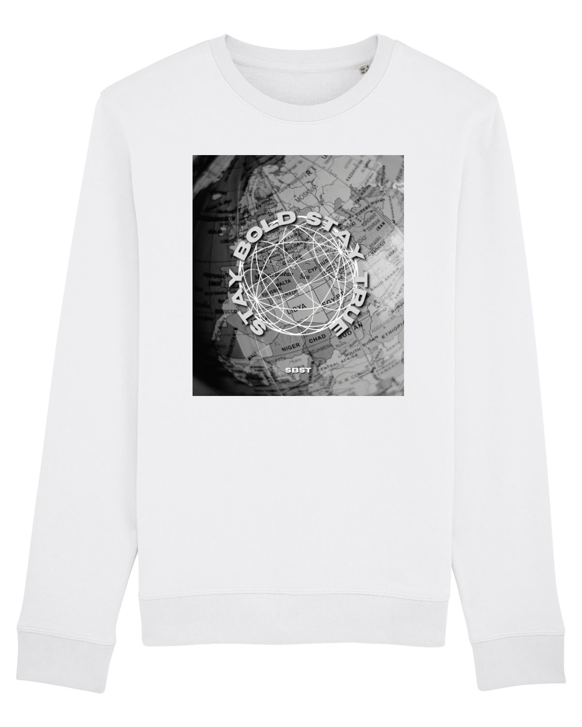 Bluză mânecă lungă Unisex Rise White