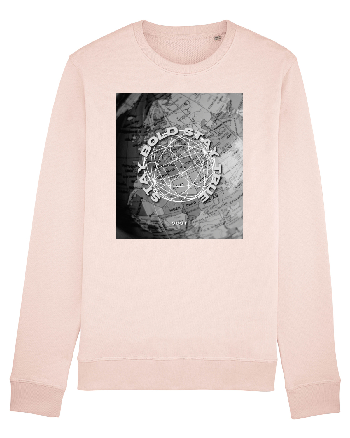 Bluză mânecă lungă Unisex Rise Candy Pink