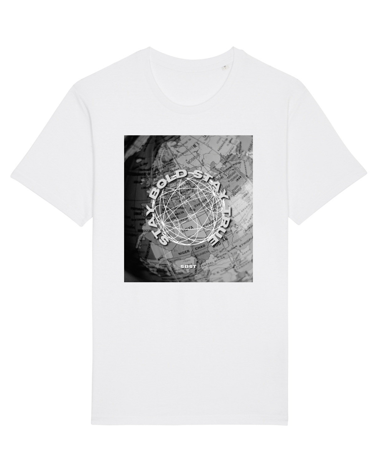 Tricou mânecă scurtă Unisex Rocker White