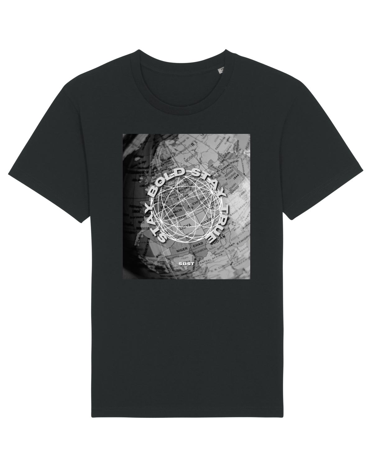 Tricou mânecă scurtă Unisex Rocker Black