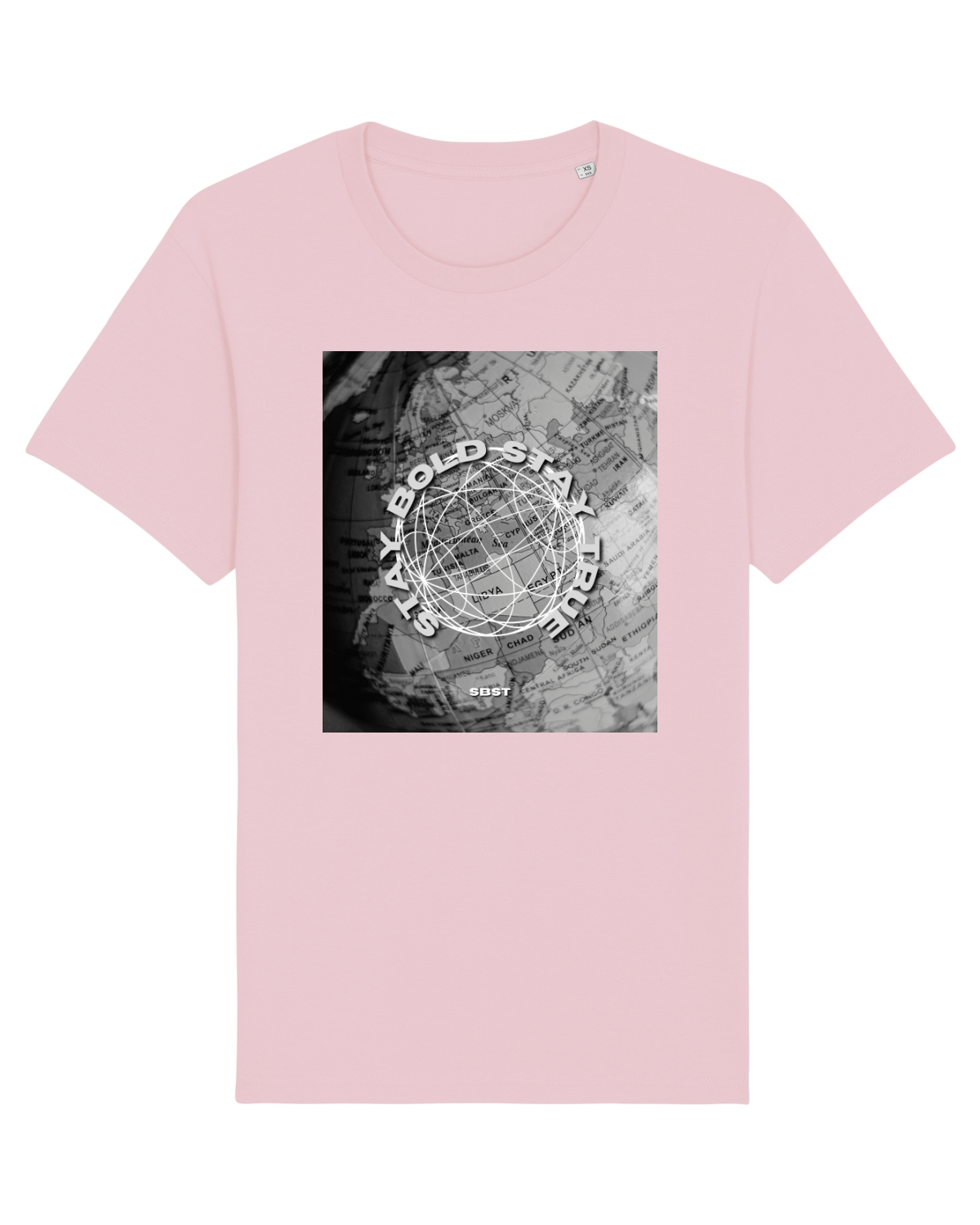 Tricou mânecă scurtă Unisex Rocker Cotton Pink