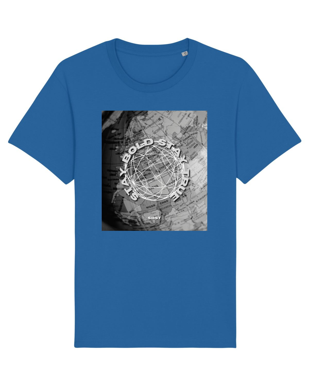 Tricou mânecă scurtă Unisex Rocker Royal Blue