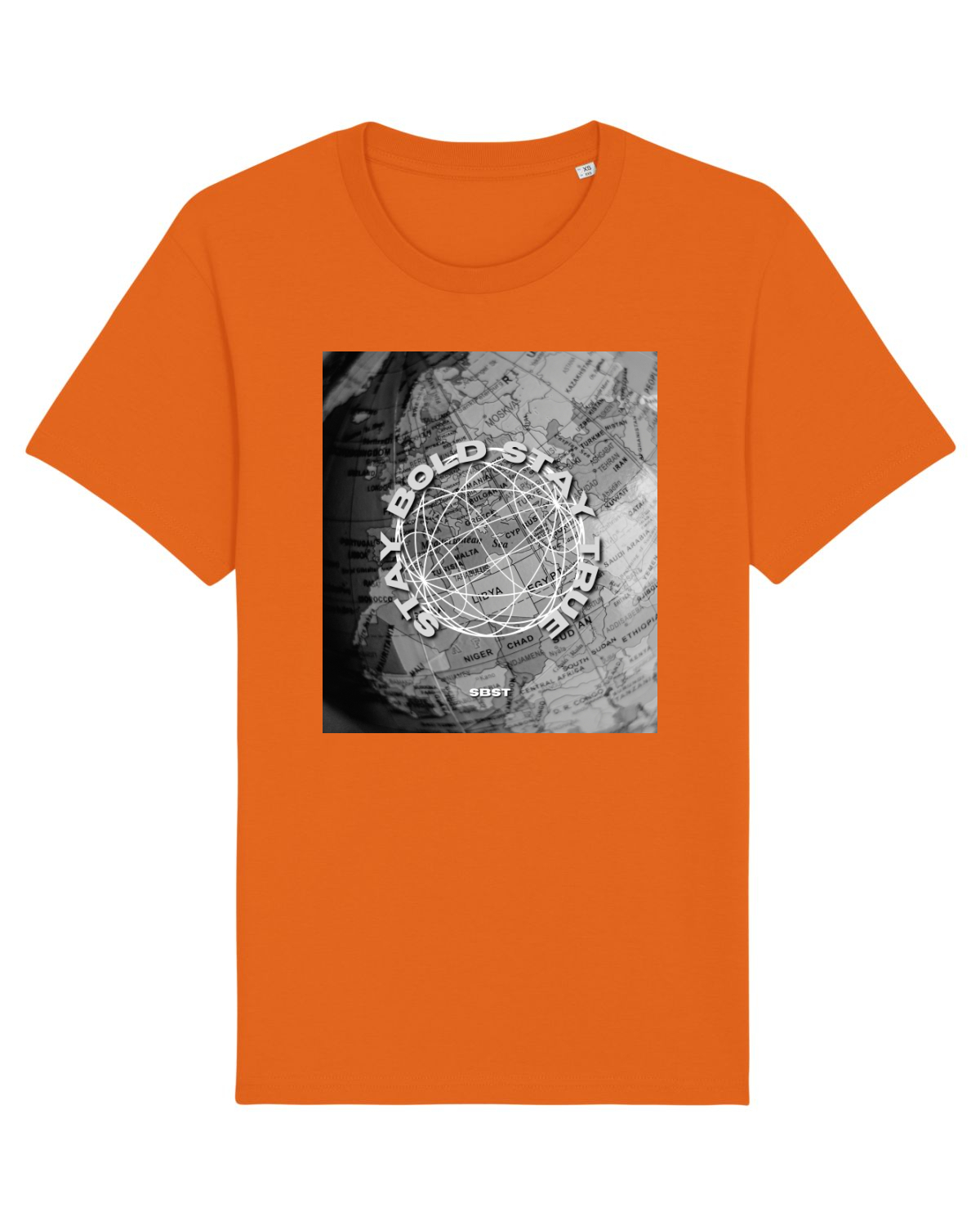 Tricou mânecă scurtă Unisex Rocker Bright Orange
