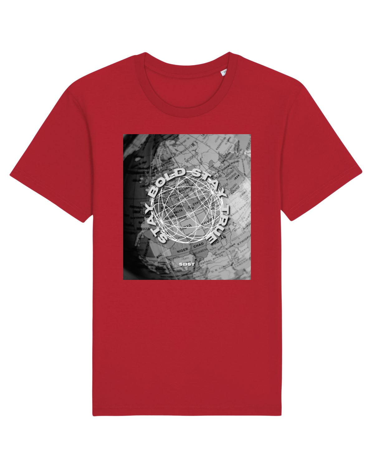 Tricou mânecă scurtă Unisex Rocker Red