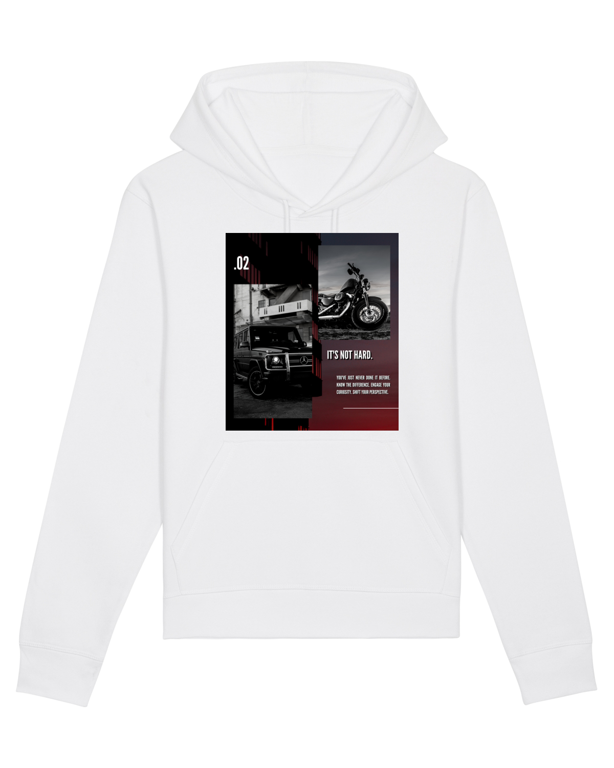 Hanorac Unisex Drummer White