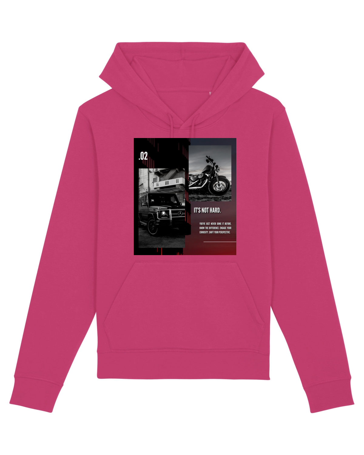 Hanorac Unisex Drummer Raspberry
