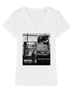 Doubting Yourself Is Normal Letting It Stop You Is A Choice Tricou mânecă scurtă guler V Damă Evoker