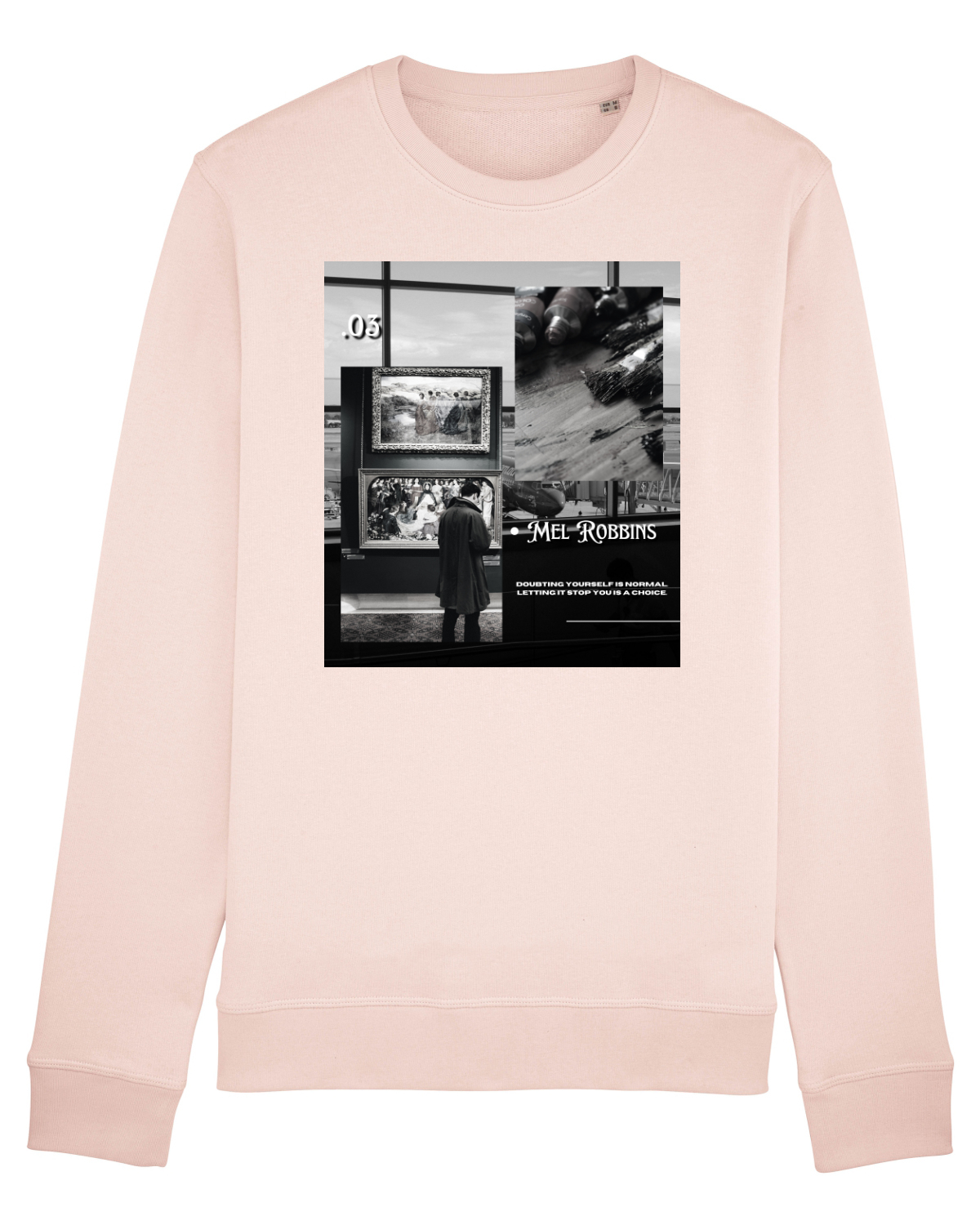 Bluză mânecă lungă Unisex Rise Candy Pink