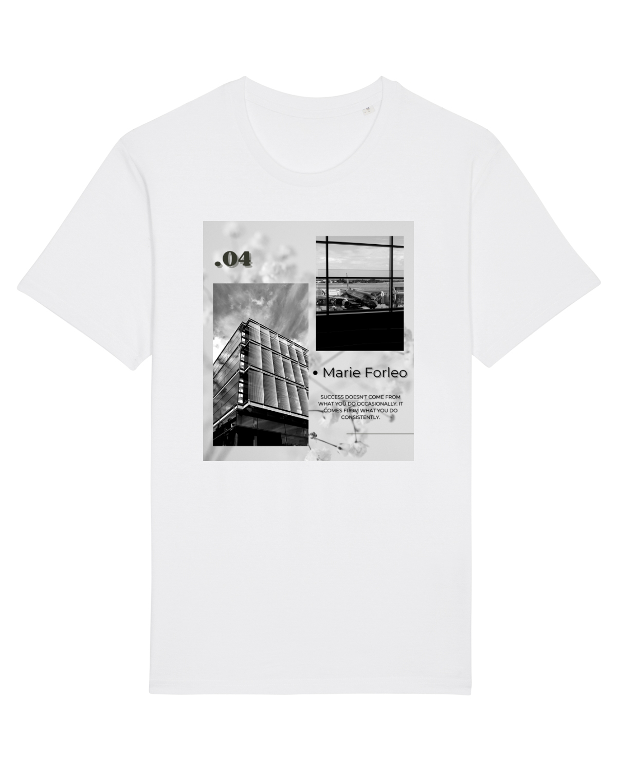 Tricou mânecă scurtă Unisex Rocker White