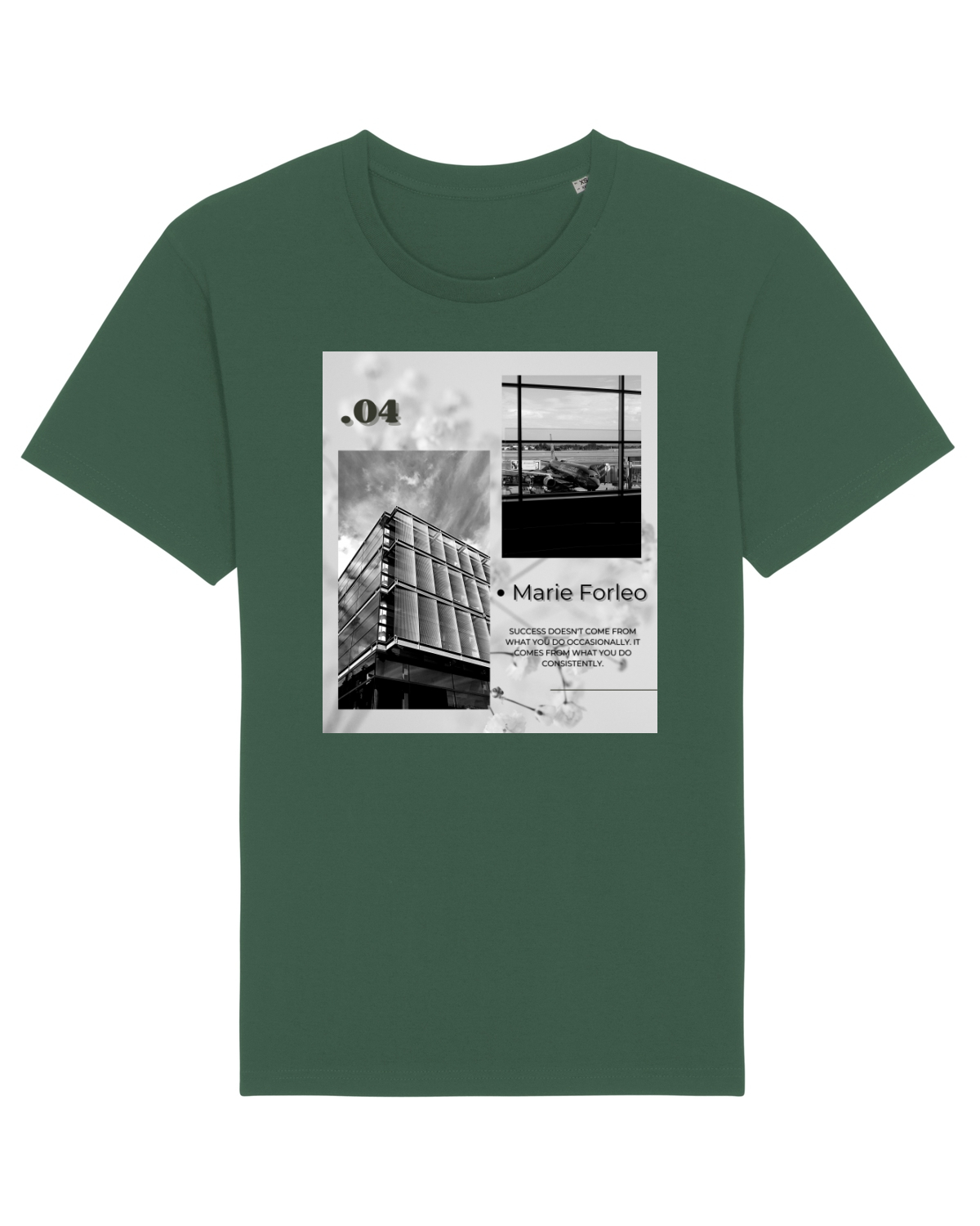Tricou mânecă scurtă Unisex Rocker Bottle Green
