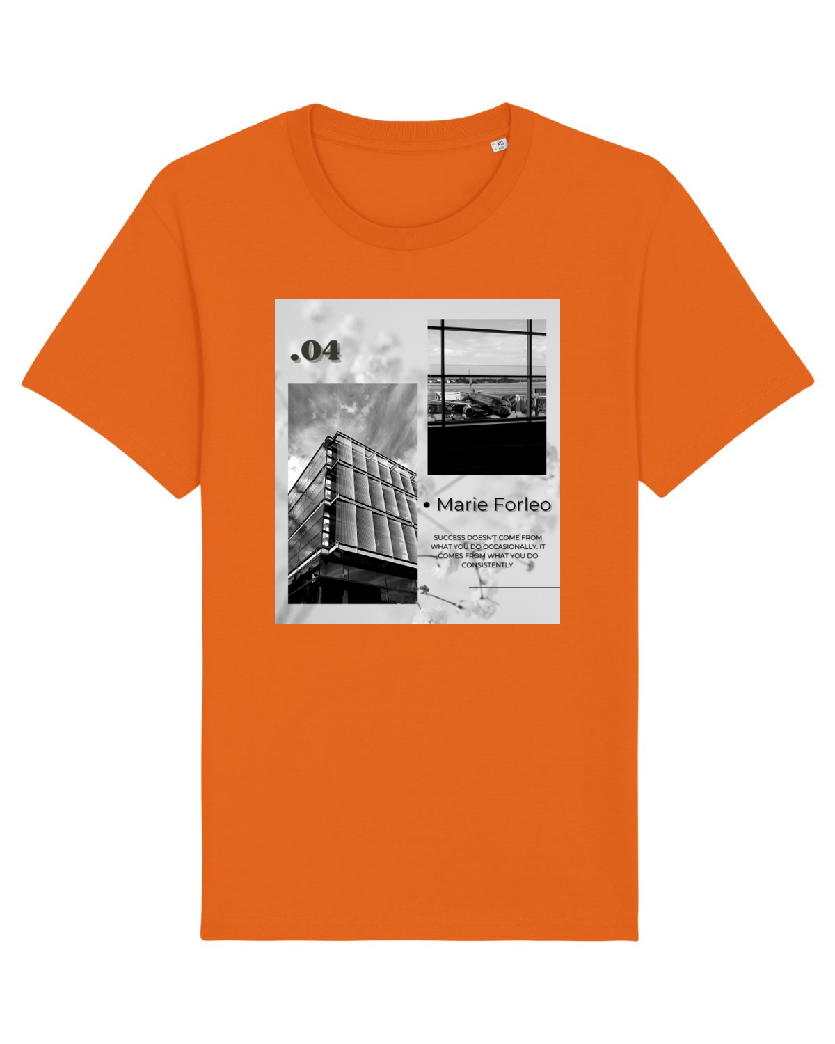 Tricou mânecă scurtă Unisex Rocker Bright Orange