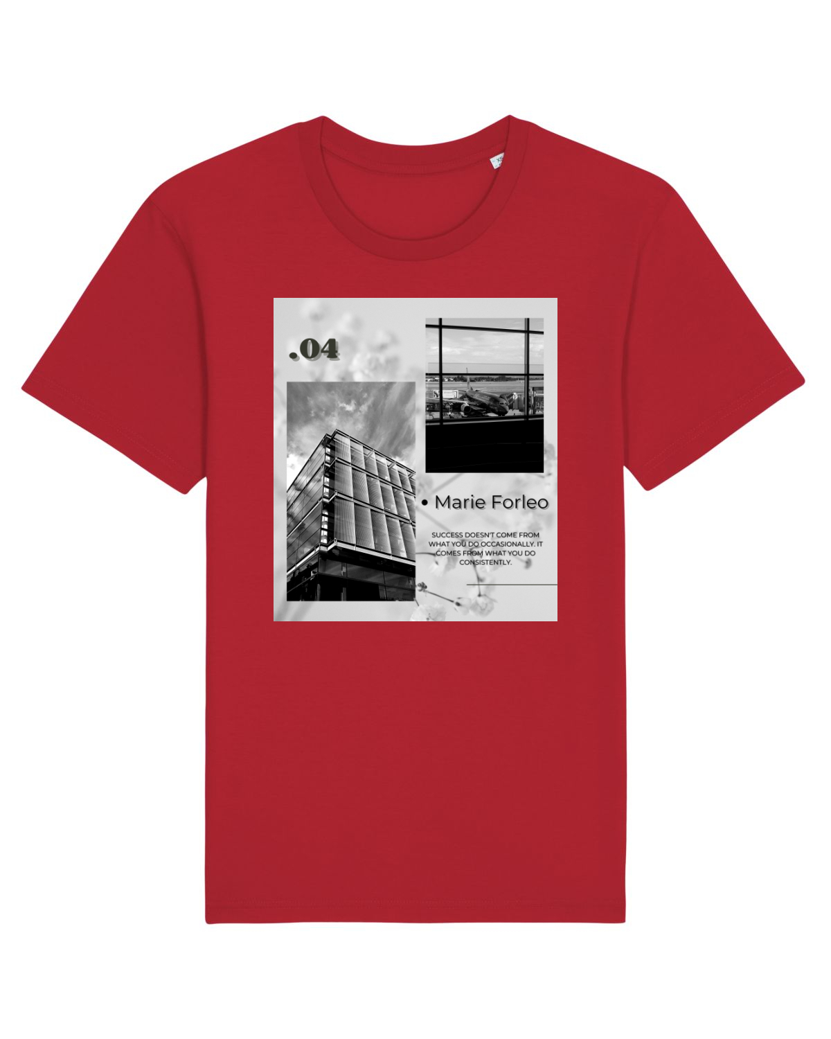 Tricou mânecă scurtă Unisex Rocker Red