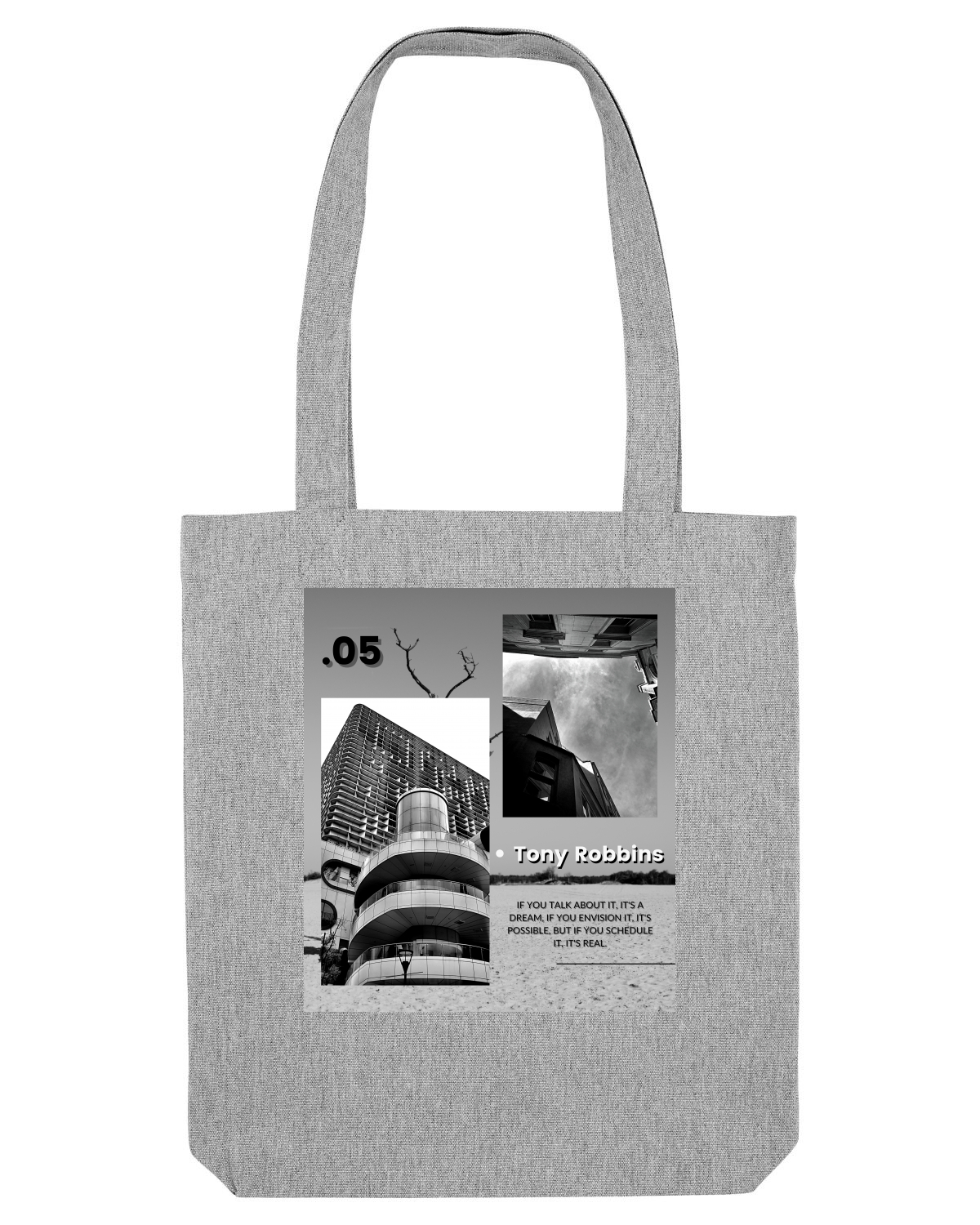 Sacoșă textilă Heather Grey