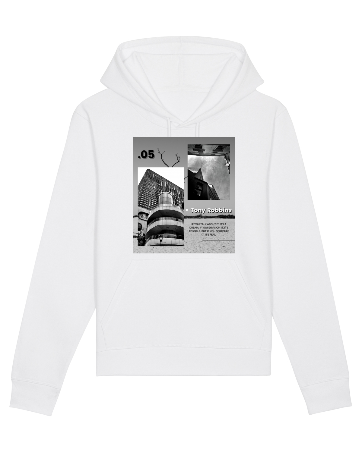 Hanorac Unisex Drummer White
