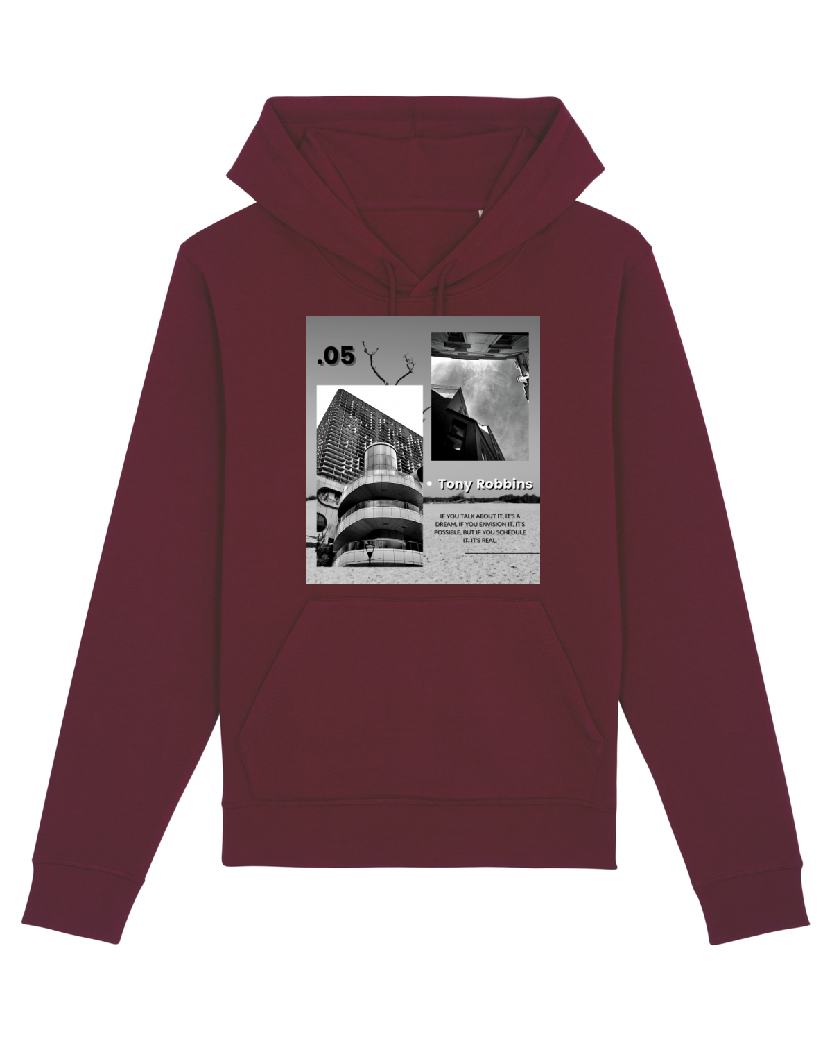 Hanorac Unisex Drummer Burgundy