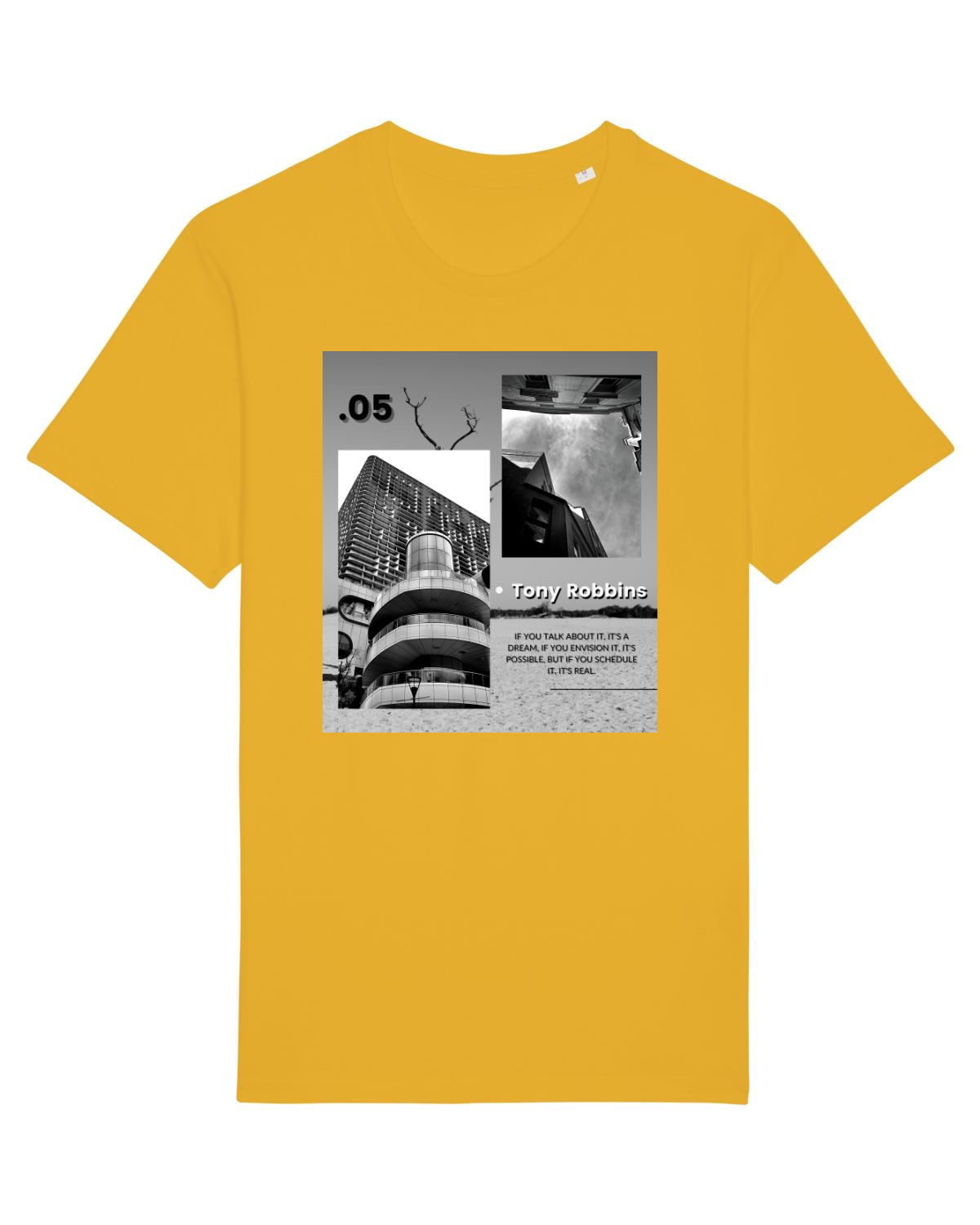 Tricou mânecă scurtă Unisex Rocker Spectra Yellow
