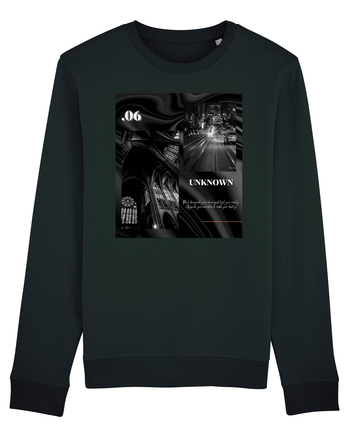 Bluză mânecă lungă Unisex Rise Black