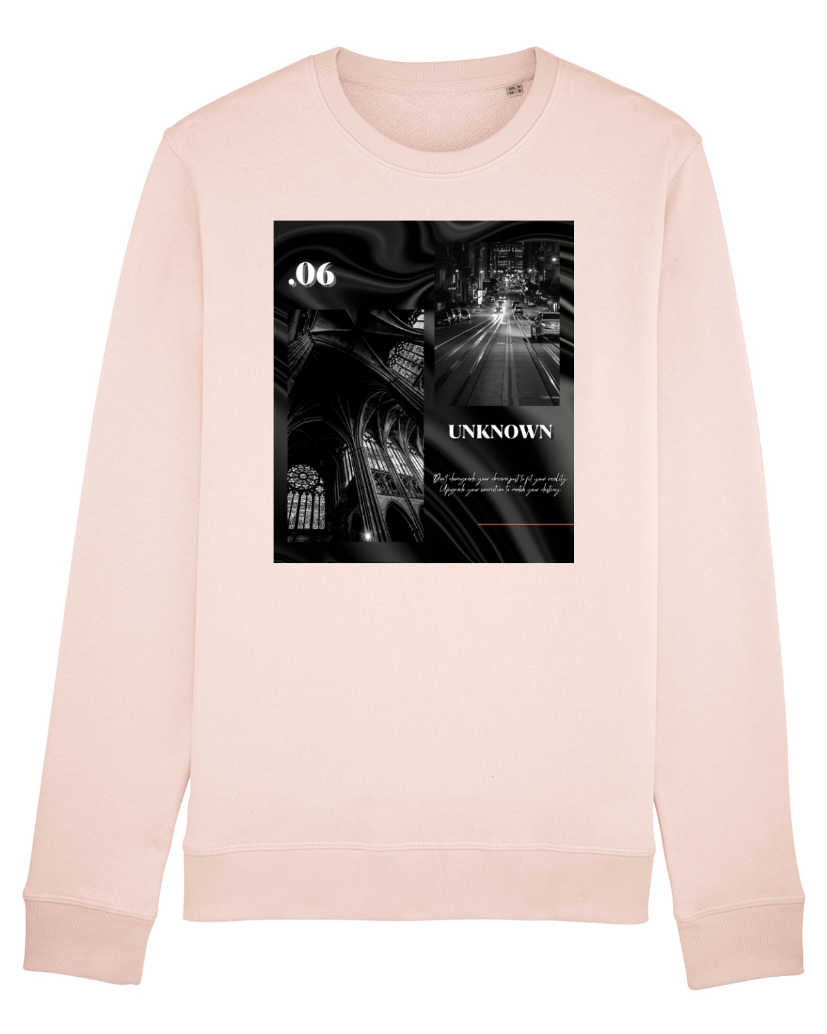 Bluză mânecă lungă Unisex Rise Candy Pink