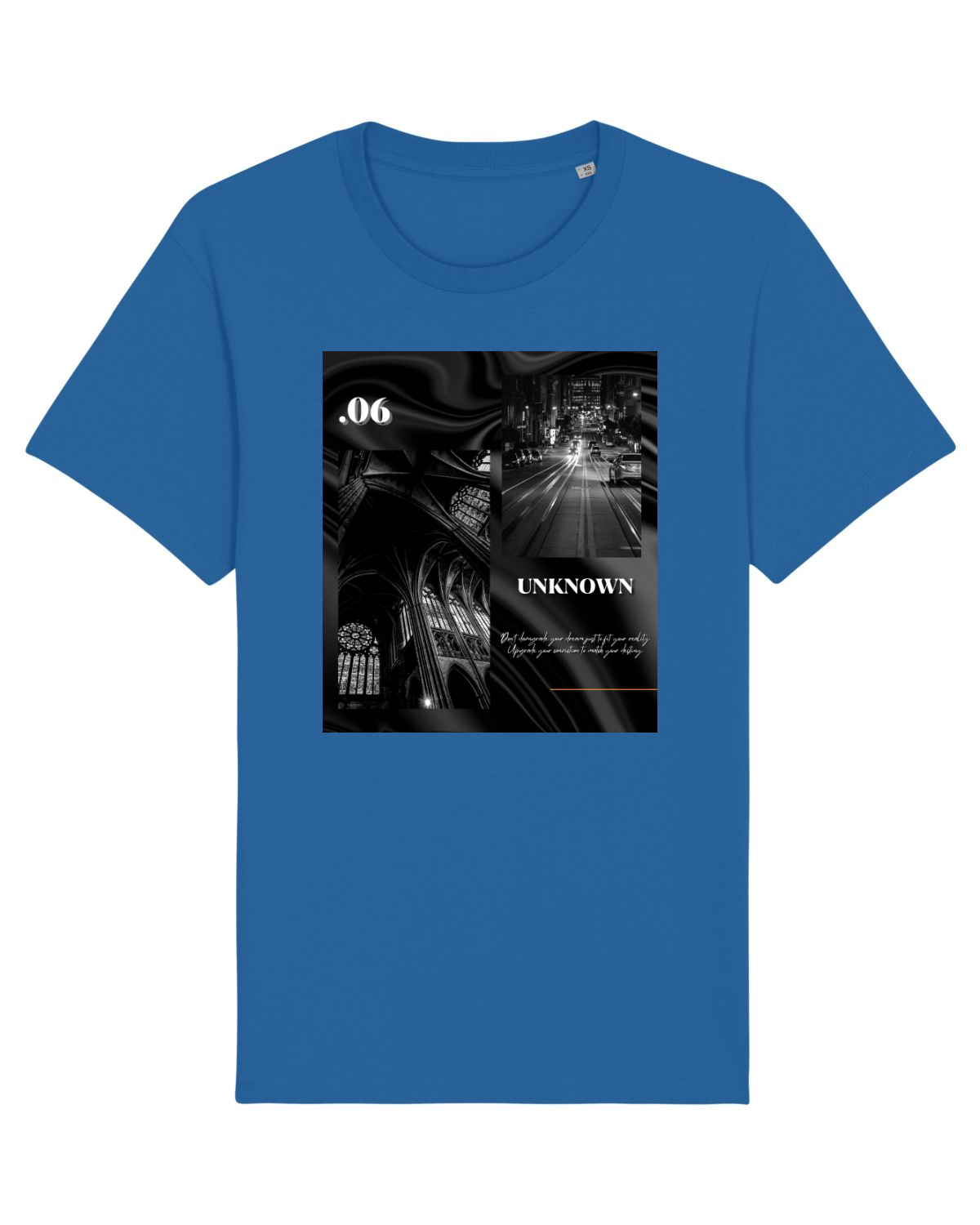 Tricou mânecă scurtă Unisex Rocker Royal Blue